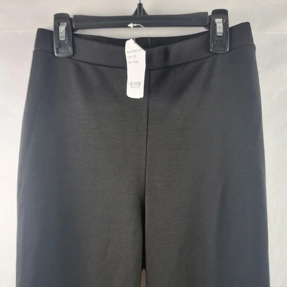NWT S Betro B0607003 black pull on pants   high rise 33" Inseam size small - Picture 3 of 5